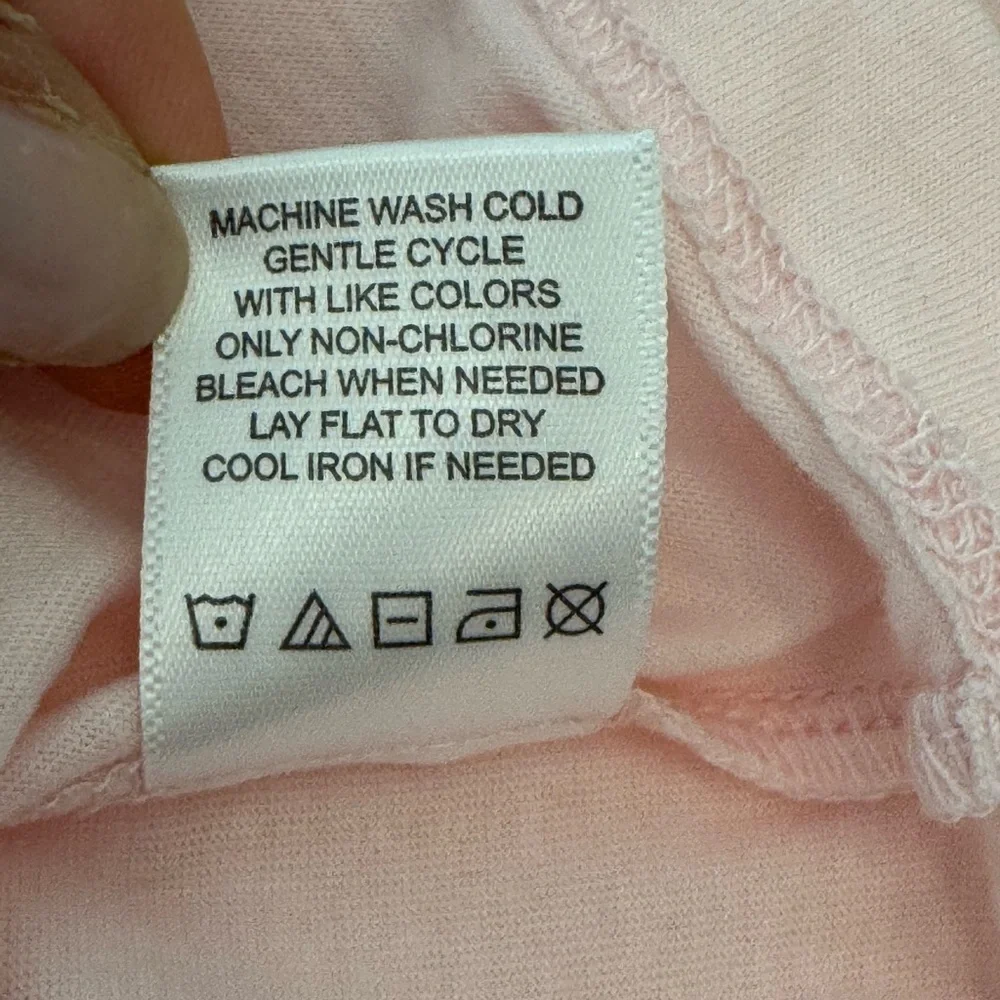 NWT GIGGLE Kids Light Pink Girls Tee Shirt - Size 6X